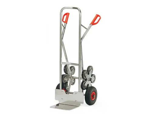 Aluminium Trappensteekwagen 200kg Schep 320x250 Massief Rubber Banden
