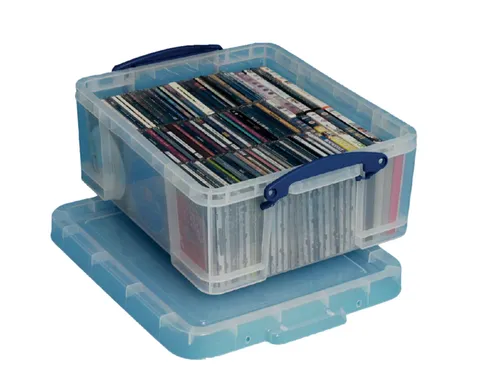 Opbergdoos 18 Liter Transparant Cd/dvd Groot