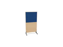 scheidingswand,HxB 1545x800mm,NE-esdoorn,BN6016-blauw