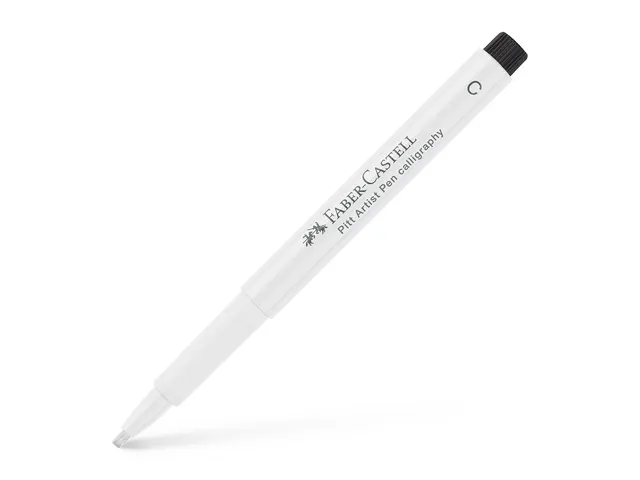 Kalligrafiepen Faber-Castell Pitt C 101 wit