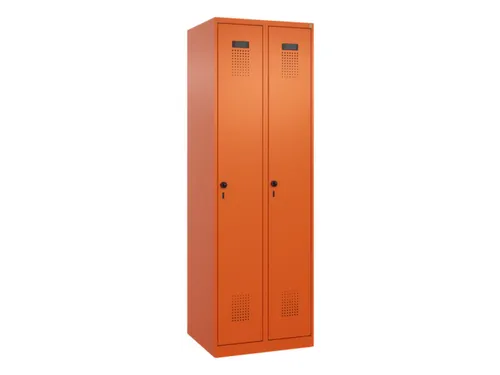 locker voor scheiding van kleding,HxBxD 1850x600x500mm,2vak