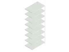 dossierstelling,aanbouwveld,HxBxD 2550x1000x600mm,vaklast 90kg