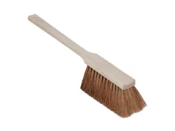 handveger,met kokosharen,hout-steel L 430mm,hout