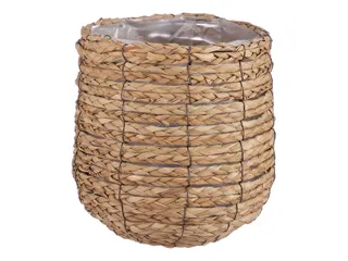 Plantenmand Mica Avalon zeegras rond lichtbruin 26x26cm - 2