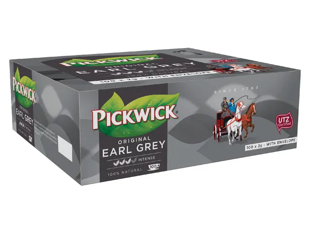 Thee Pickwick earl grey 100x2gr met envelop