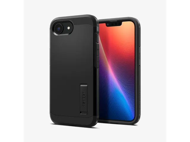 Spigen Tough Armor AI MagFit iPhone 16E Hoes Zwart