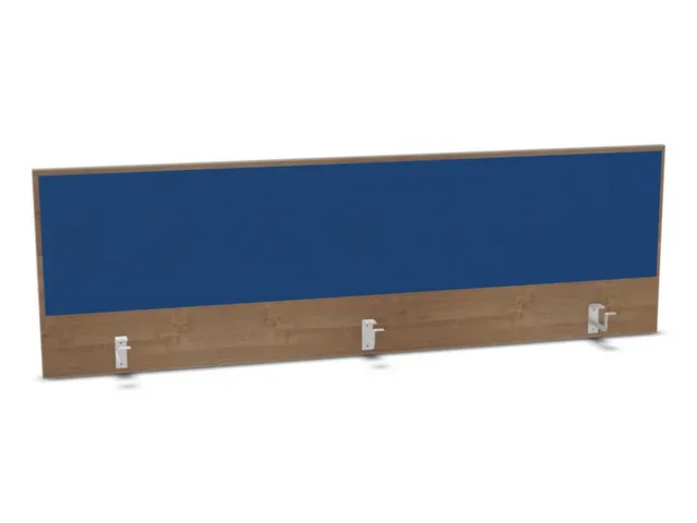 opzetpaneel,v. bureau,aanbouw achter,B 1800mm,NT-cherry,BN6016-blauw