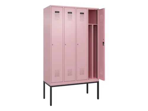 locker voor scheiding van kleding,HxBxD 2120x1200x500mm,4vak