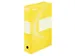 Archiefdoos Esselte Boxycolor 80mm 352x250mm geel