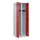 locker voor scheiding van kleding,HxBxD 1850x600x500mm,2vak