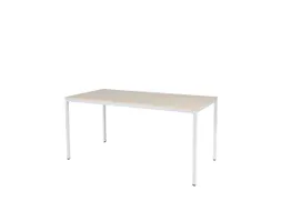 Domino Basic Tafel Vaste Hoogte 1600x800mm Robson Eiken Wit 4-Poots