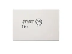 Whiteboard 98x148cm Zonder Rand Gelakt Staal Magnetisch