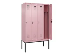 locker voor scheiding van kleding,HxBxD 2120x1200x500mm,4vak