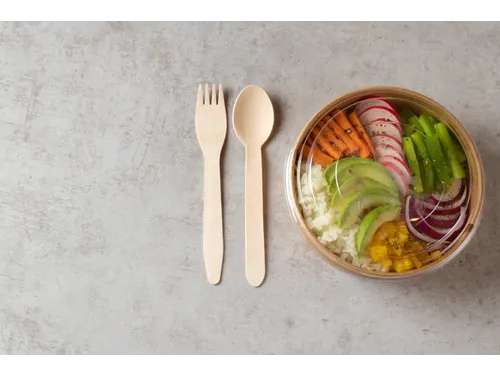 Saladebakdeksel IEZZY Ø185mm rPET 50 stuks