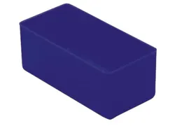 Inzetbak HxLxB 40x99x49mm Polystyreen Blauw 50 stuks