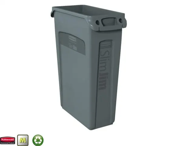 Afvalcontainer Slim Jim Grijs 87 Liter