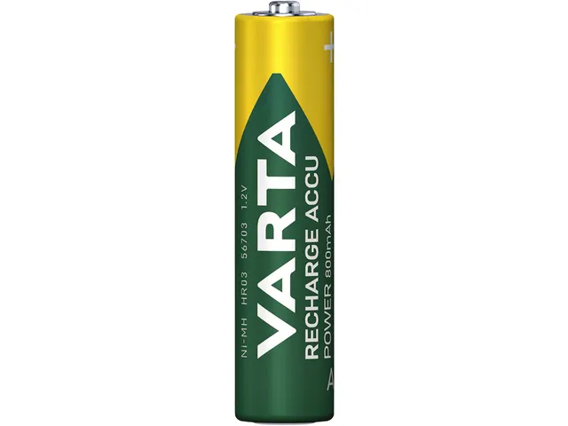 Batterij oplaadbaar Varta 4xAAA 800mAh ready2use
