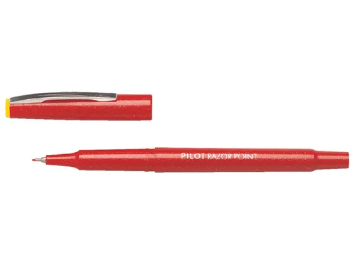 Fineliner Pilot V-Razor Point 0.8mm Extra fijne Punt Rood