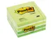 Bloc-mémos Post-it 2028G cube 76x76mm vert 450 feuillets