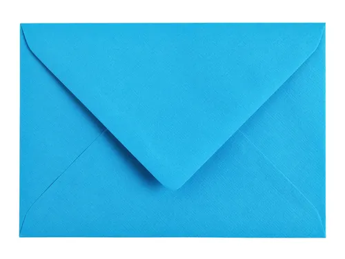 Envelop Papicolor C6 114x162mm Hemelsblauw Gegomd