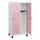 schoollocker,HxBxD 1630x800x500mm,2vak,vak B 400mm,draaigrendel,voeten