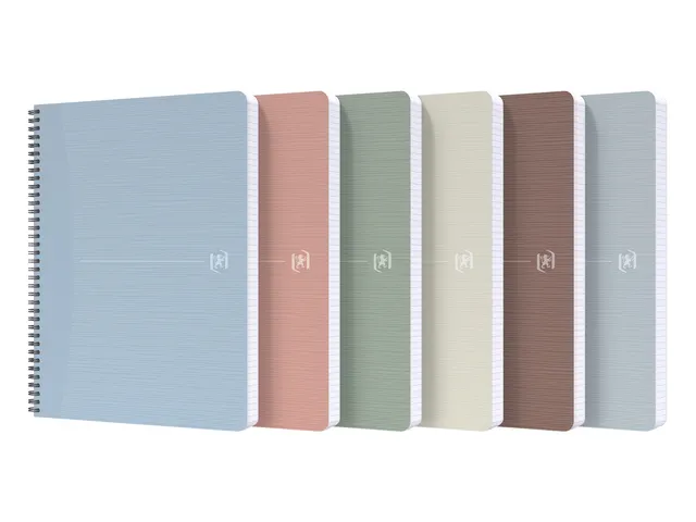 Spiraalblok Oxford My Rec'Up A4 lijn 90vel assorti