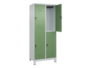 dubbeldekse locker,HxBxD 1950x800x500mm,2x2vak.,vak B 400mm - 2