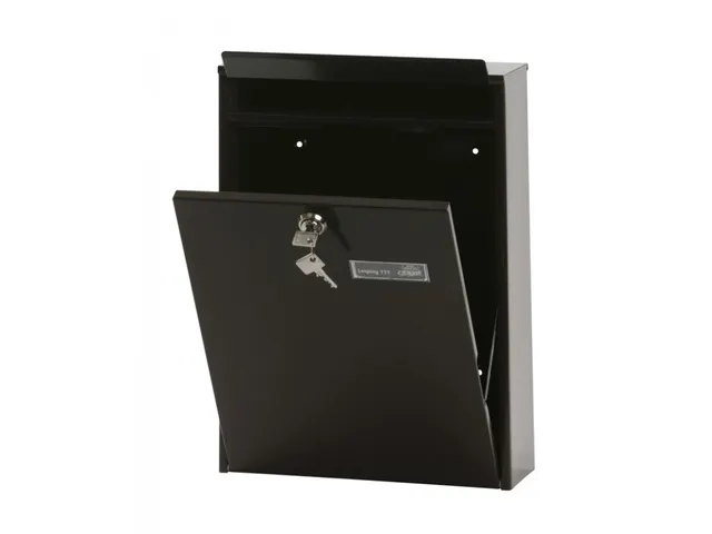 Brievenbus Leipzig Bruin Staal