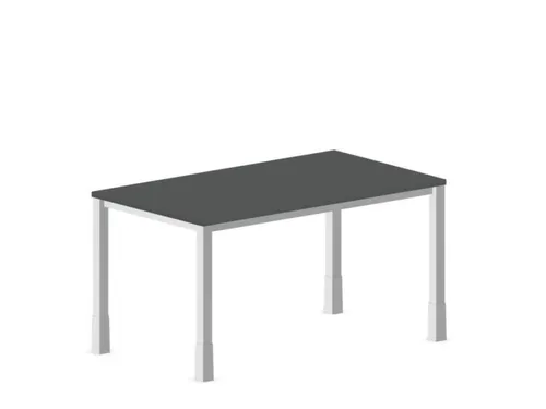 In hoogte verstelbaar bureau,HxBxD 720-840x1400x800mm,MS-donkergrijs