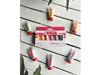 Acrylverf Talens Art Creation pastel assorti 6 tubes à 12ml - 5