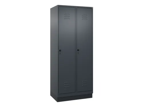 locker voor scheiding van kleding,HxBxD 1950x800x500mm,2vak