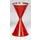 Staande Asbak Recyclebaar Kunststof Hxd 722x420mm Rood