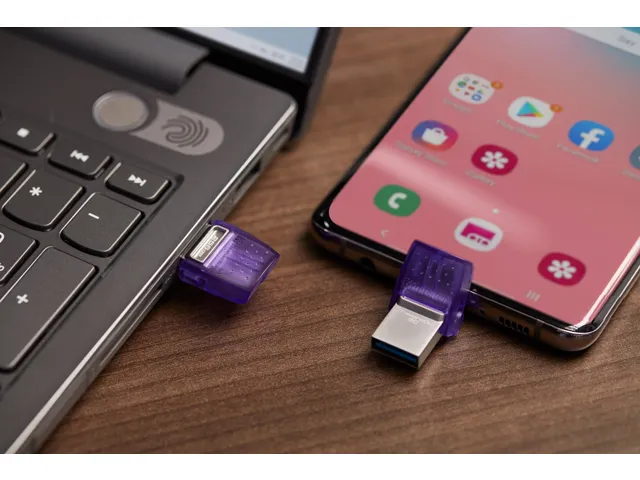 256GB DataTraveler microDuo 3C 200 MB/s dubbele USB-A + USB-C