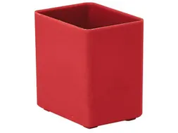 Inzetbak HxLxB 54x53x40mm Polystyreen Rood 50 stuks