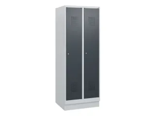 schoollocker,HxBxD 1630x600x500mm,2vak,vak B 300mm,cil.-slot,sokkel - 2