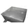 2-dlg. klapdeksel,staal,v. kiepbak 0,8m³,BxD 1200x1370mm,verzinkt