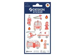 Papieretiket Z-design Brandweer/Ambulance, pakje à 1 vel
