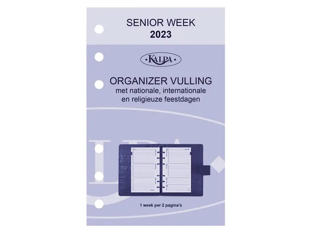 Agendavulling 2026 Kalpa Senior 7dagen/2pagina's