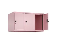 opzetkast,v. locker,3vak.,vak B 300mm,HxBxD 500x900x500mm,draaigrendel