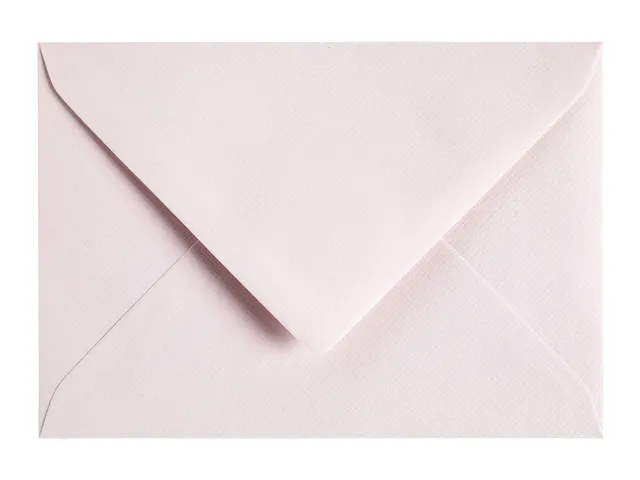 Enveloppe Papicolor C6 114x162mm rose clair paquet 6 pièces