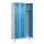 locker voor scheiding van kleding,HxBxD 1950x900x500mm,3vak