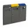Afvalverzamelstation Niet-Brandbaar 3X40 Liter 815X1050X350Mm grijs
