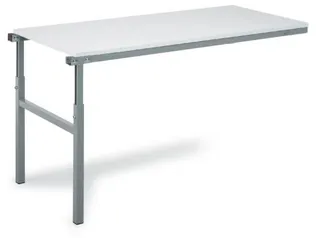 ESD-aanbouwelement montagetafel HxBxD 650-900x1500x900mm RAL7035 - 1