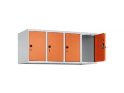 opzetkast,v. locker,4vak.,vak B 300mm,HxBxD 500x1200x500mm