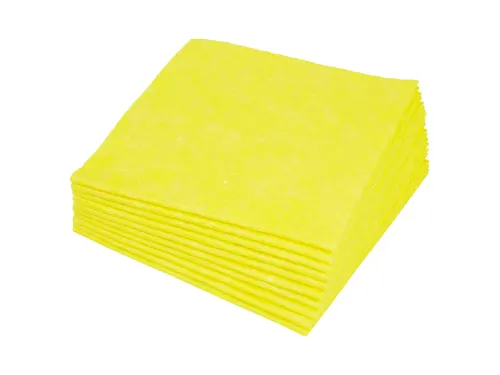 Sopdoek P42007 Geel A kwaliteit 38x40cm 1/4 Vouw 65 Stuks