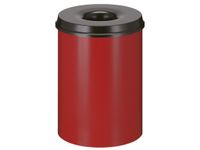Vlamdovende papierbak 30 liter Rood
