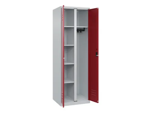 wasgoedverdeelkast,HxBxD 1850x600x500mm,vak B 300mm,cilinderslot