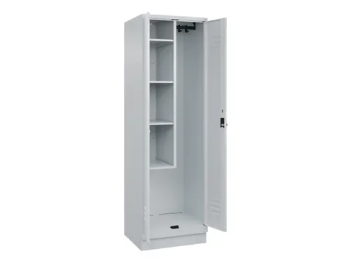 schoonmaakkast,HxBxD 1950x600x500mm,links 4vakken