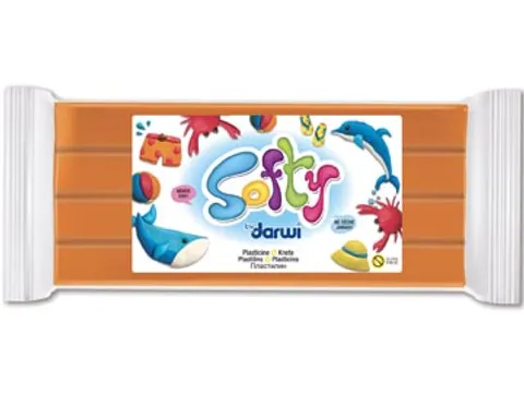 Darwi Boetseerpasta Softy Oranje 500 Gram
