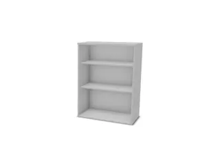 kantoorstelling,opbouwelement,HxBxD 1070x800x445mm,MP-lichtgrijs - 3